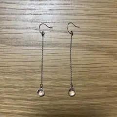 ete ストーン ロングチェーンピアス