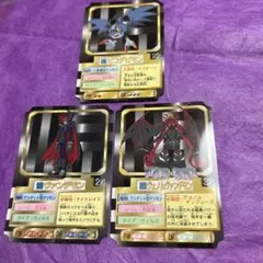 初期デジモンアドベンチャー プラカード　ピコチビモン、ヴァンデモン進化系