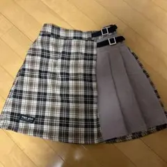 Agy girl チェック柄フレアスカート Mサイズ