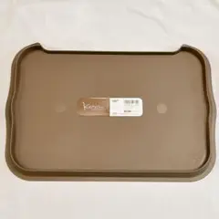 ★サンカ 収納ボックス用プレートフタ・トレイ用 ブラウン色 katasu 日本製