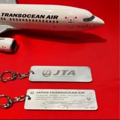 【非売品】美ら島エアフェスタ2024限定JTAアップサイクルキーホルダー JTA、航空機部品アップサイクルグッズ。美ら海エアフェスタ2024