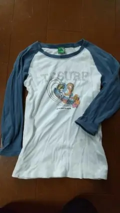 t&c surf designs ホワイト/ブルー Mサイズ シャツ レディース