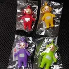 テレタビーズ　ミニソフビフィギュアボールチェーン　4種セット
