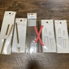 かんざし金具　かんざしパーツ　11本セット
