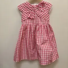 Mayoral ピンク チェック ワンピース 128cm