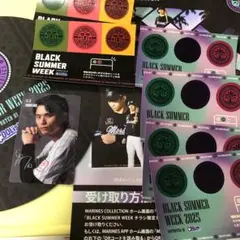 千葉ロッテマリーンズ クリアカード　 和田康士朗　BSW ステッカー