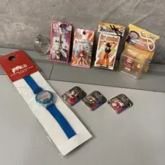 ③ レトロ ごちゃまぜ キーホルダー アニメ キャラクター まとめ売り 9点