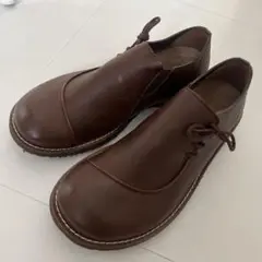 未使用 Bell&Sofa シューズ 24cm ダークブラウン 軽量