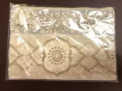 刺繍リボン・インドリボン フラットポーチ