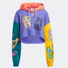 adidas originals クロップドパーカー