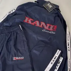 【稀少 デッドストック】タグ付き 90s カールカナイ セットアップ ナイロン