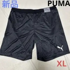 プーマ　新品　サッカー　ハーフパンツ　サッカーパンツ　ブラック　黒　XL LL