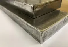 鉄板 2枚セット 厚み25mm 11.5cm×17.5cm DIYに！