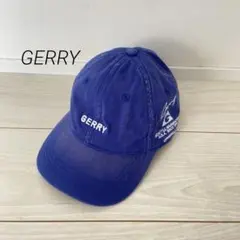 GERRY 3D刺繍CAP ユニセックス　ゲリー　ブルー　USED加工　現行品
