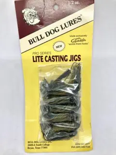 廃版OLD BULL DOG LURES ブルドック ラバージグ 1/2oz6袋