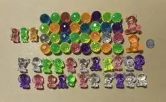 キラキラ 宝石 アクリルストーン　59個 球体　動物　セット