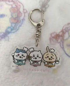 ちいかわ アクリルキーホルダー　カフェ　ハチワレ　うさぎ
