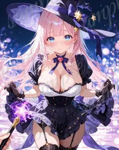 b455 美少女 かわいい イラスト 下着 コスプレ セクシー A4ポスター