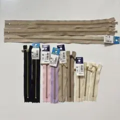 【SALE】ハンドメイド*ファスナー　ジッパー　35 16 14 10 12本