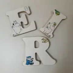 ムーミン アルファベットレター 3点セット