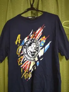 【新品】新日本プロレス Tシャツ ネイビー　ライオンマーク　3L　タグ付
