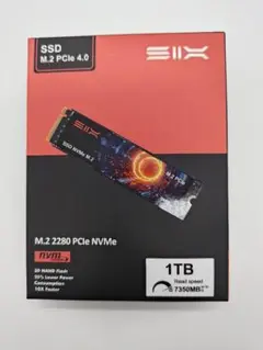 【新品未開封】SIX X7400 M.2 PCIe4.0 1TB SSD