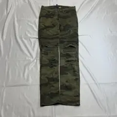 00’s vintage スキニーパンツ 迷彩 ミリタリー グランジ y2k