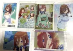 五等分の花嫁 中野三玖 カード セット