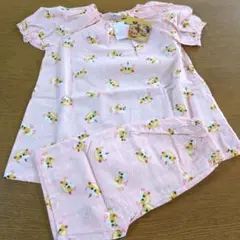 W☆新品☆モルカー☆パジャマ☆半袖・半パンツ☆サイズ１３０ｃｍ☆中桃色☆女子用☆