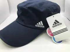 吸湿性に優れ 水分を拡散し 素早く乾かせるネイビー キャップ フリーサイズ