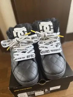 SALE限定完売品‼️新品DC #FR2 ファー付きスニーカー 9インチ ブラック