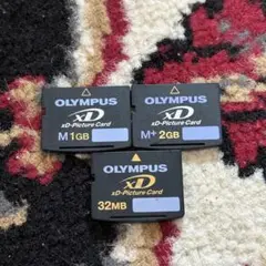 OLYMPUS xDピクチャーカード 2GB 1GB 32MB セット
