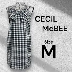 CECI McBEE ギンガムチェック ノースリーブ Mサイズ　ワンピース　夏