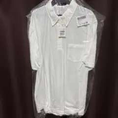 COMME CA ISM ホワイト ポロシャツ M/L/LL