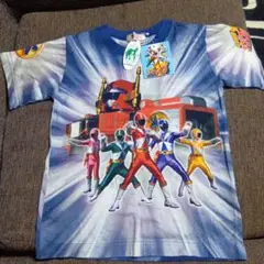 【新品未使用】ゴーゴーファイブ Tシャツ 110㌢　綿100%
