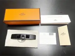 【新品未使用】HERMES エルメス カプリス PM バレッタ ブラック