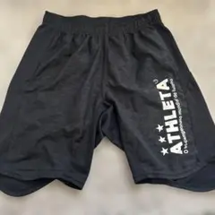 アスレタ　S ハーフパンツ　黒