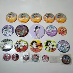 ディズニー缶バッジ２２個