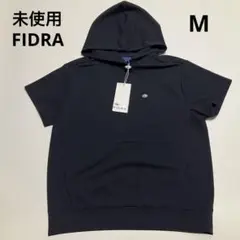 F610 未使用 フィドラ パーカー 半袖 ゴルフ レディース M ネイビー