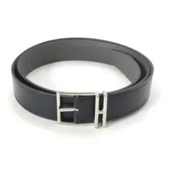 エルメス ベルト 105美品 黒×エタン