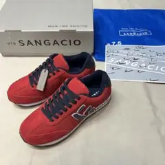 【新品】SANGACIO にゅ～ずMOM カーマイン スニーカー　25.5cm