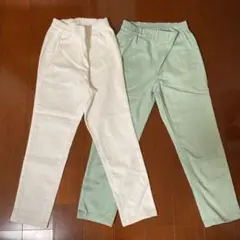 【2枚】パンツ２色【xs 149〜156cm】