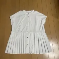 しまむら⭐︎ビジネスオーバープリーツブラウス