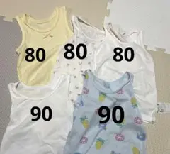 ベビー　肌着　タンクトップ　ベビー服　80 90