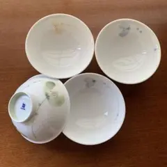 【未使用】白山陶器 お茶碗 4セット