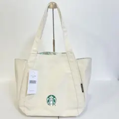 Starbucks トートバッグ キャンバス ホワイト　2025