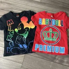 BABYDOLL Tシャツ 2枚セット 90cm
