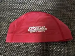 CENTRAL SPORTS 水泳帽 Lサイズ 赤