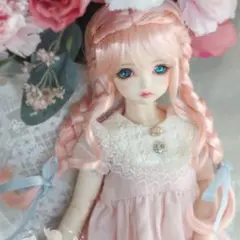 E31 BJD 1/3 人形 ドール ウィッグ カツラ 耐熱 ハンドメイド