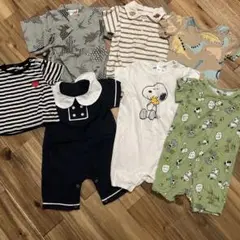 80cm ロンパース 甚平ロンパース まとめ売り 美品 男の子